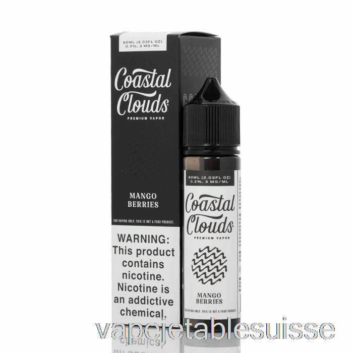 Vape Suisse Baies De Mangue - Nuages ​​côtiers Co. - 60 Ml 3 Mg